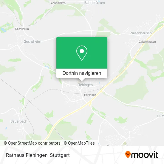 Rathaus Flehingen Karte