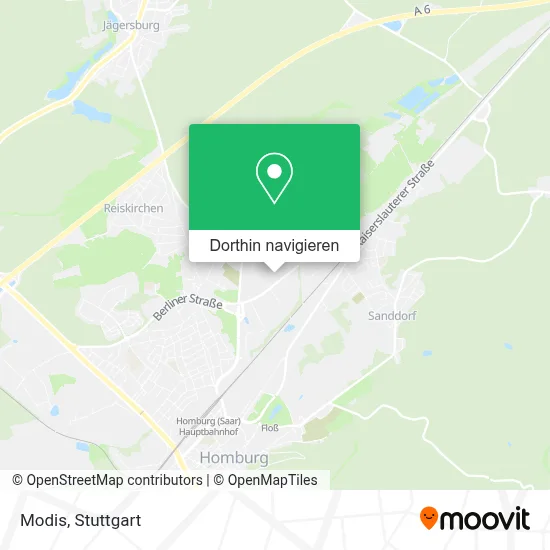 Modis Karte