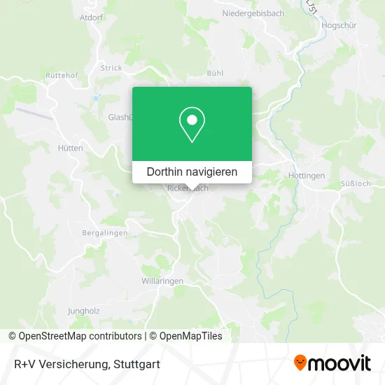 R+V Versicherung Karte
