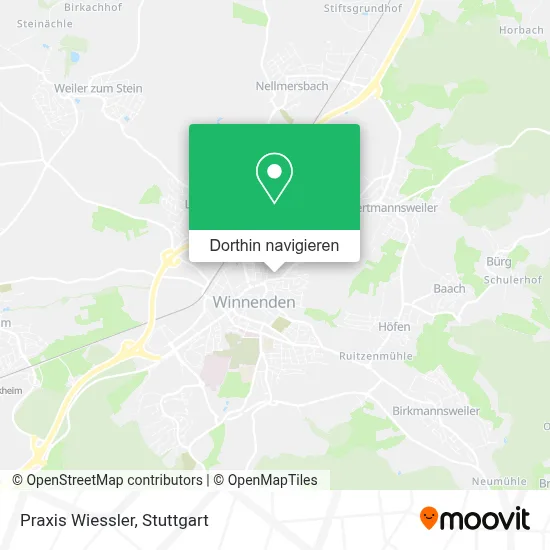 Praxis Wiessler Karte