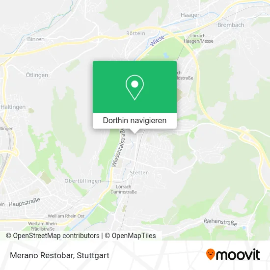 Merano Restobar Karte