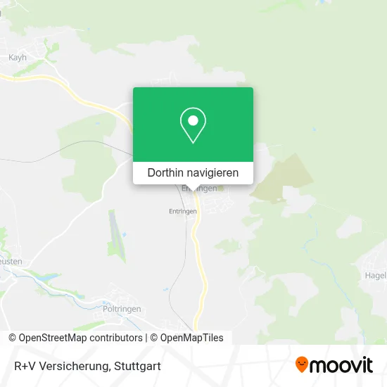 R+V Versicherung Karte