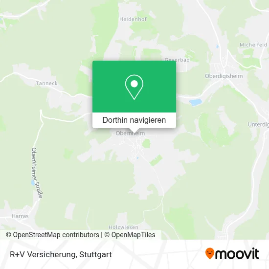 R+V Versicherung Karte