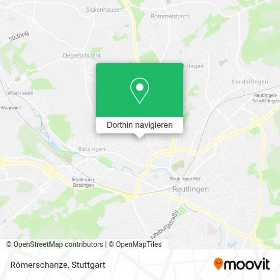 Römerschanze Karte