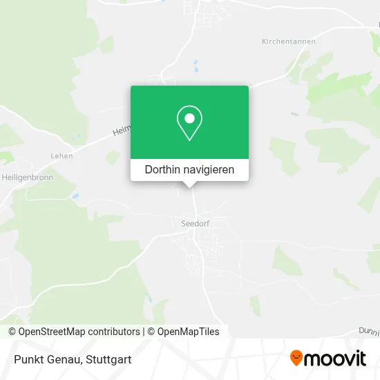 Punkt Genau Karte