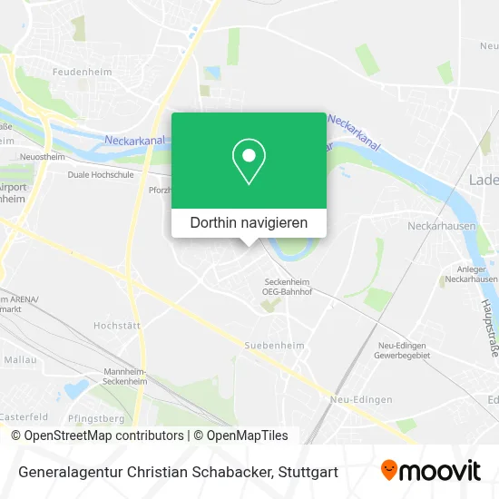 Generalagentur Christian Schabacker Karte