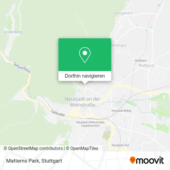 Matterns Park Karte