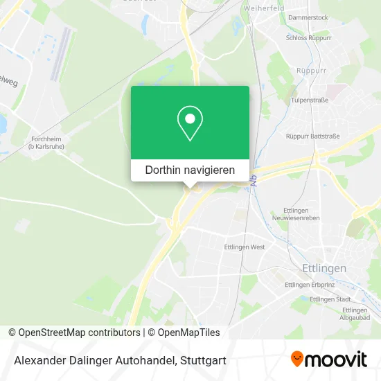Alexander Dalinger Autohandel Karte