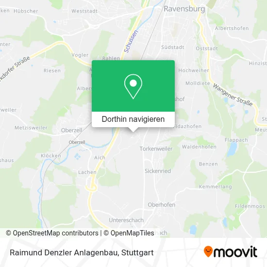 Raimund Denzler Anlagenbau Karte