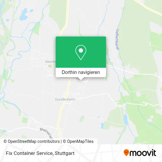Fix Container Service Karte