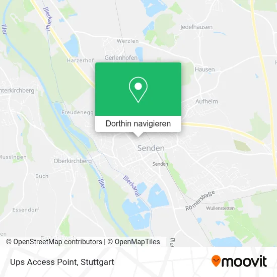 Ups Access Point Karte