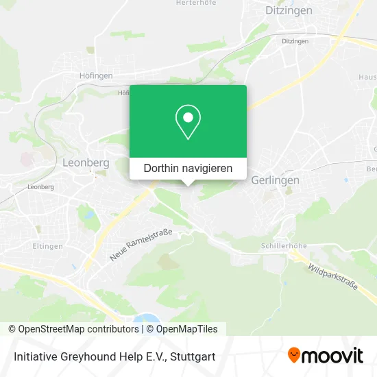 Initiative Greyhound Help E.V. Karte