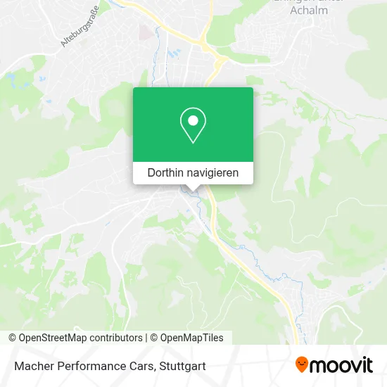 Macher Performance Cars Karte