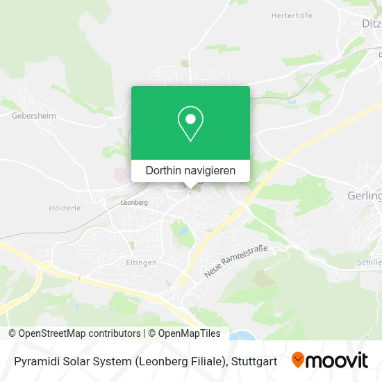 Pyramidi Solar System (Leonberg Filiale) Karte
