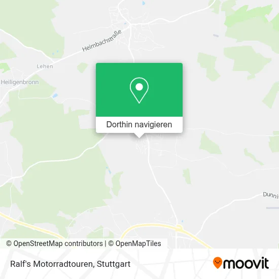 Ralf's Motorradtouren Karte
