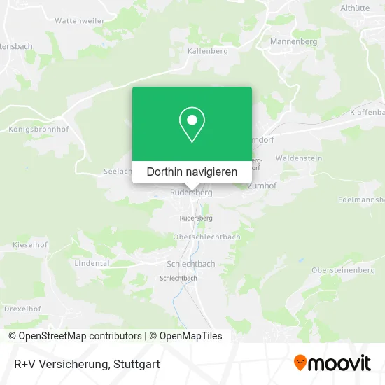 R+V Versicherung Karte