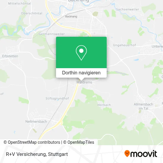R+V Versicherung Karte