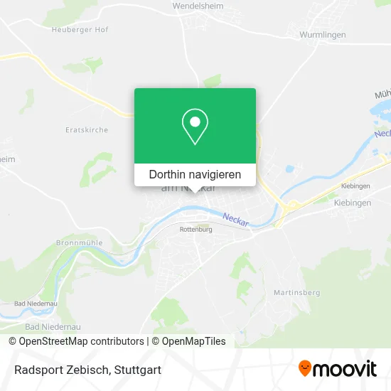 Radsport Zebisch Karte