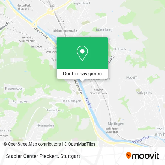 Stapler Center Pieckert Karte