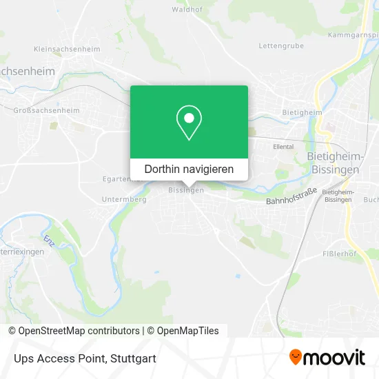 Ups Access Point Karte