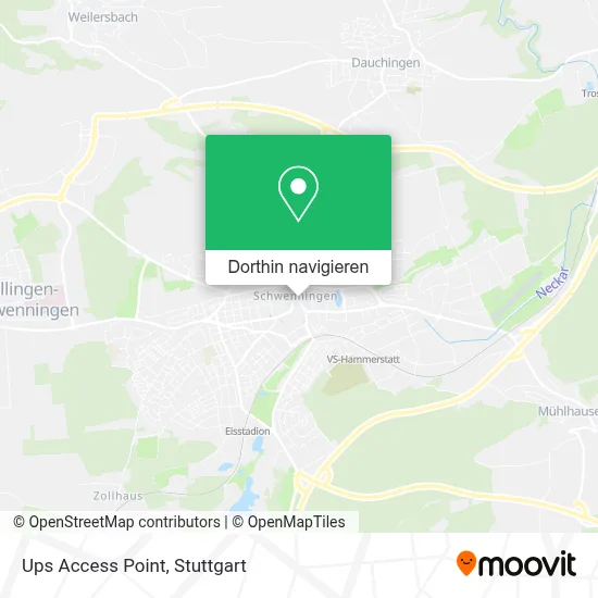 Ups Access Point Karte