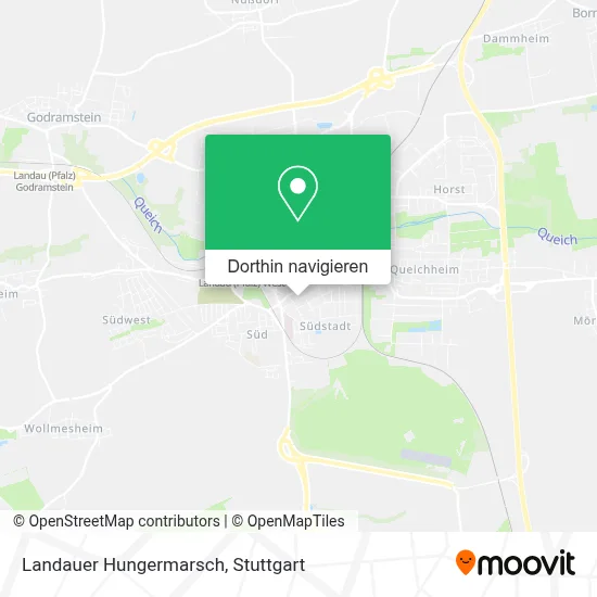 Landauer Hungermarsch Karte
