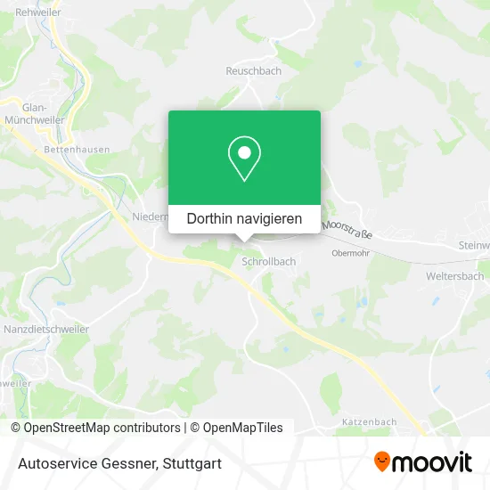 Autoservice Gessner Karte