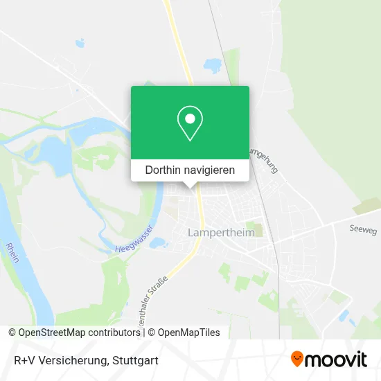 R+V Versicherung Karte