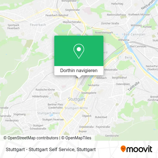 Stuttgart - Stuttgart Self Service Karte