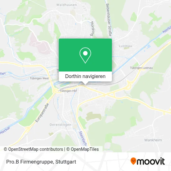 Pro.B Firmengruppe Karte