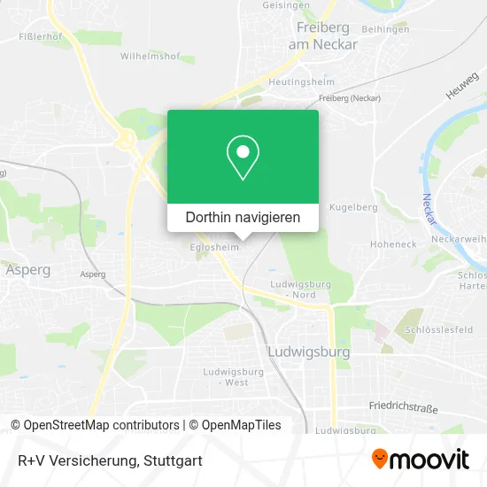R+V Versicherung Karte