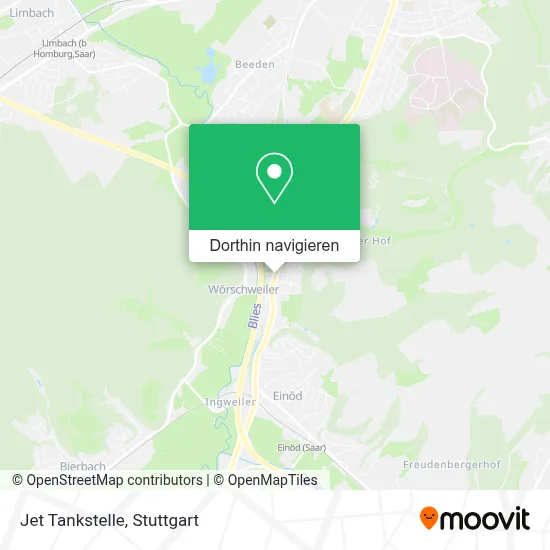 Jet Tankstelle Karte