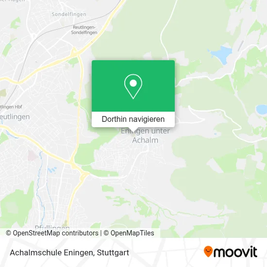 Achalmschule Eningen Karte