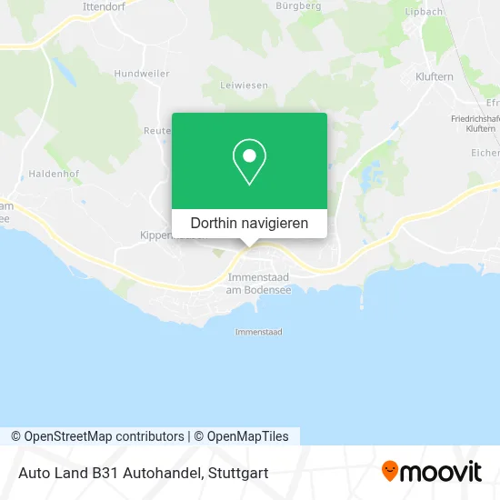 Auto Land B31 Autohandel Karte
