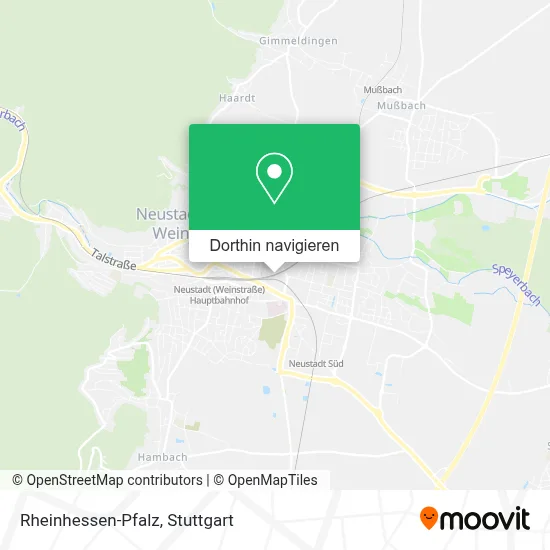 Rheinhessen-Pfalz Karte
