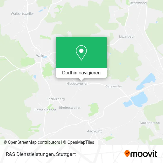 R&S Dienstleistungen Karte