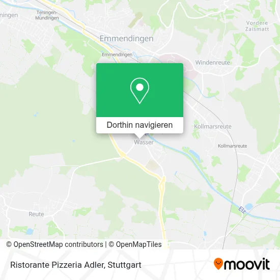 Ristorante Pizzeria Adler Karte
