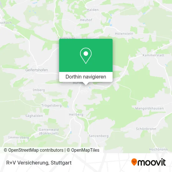 R+V Versicherung Karte