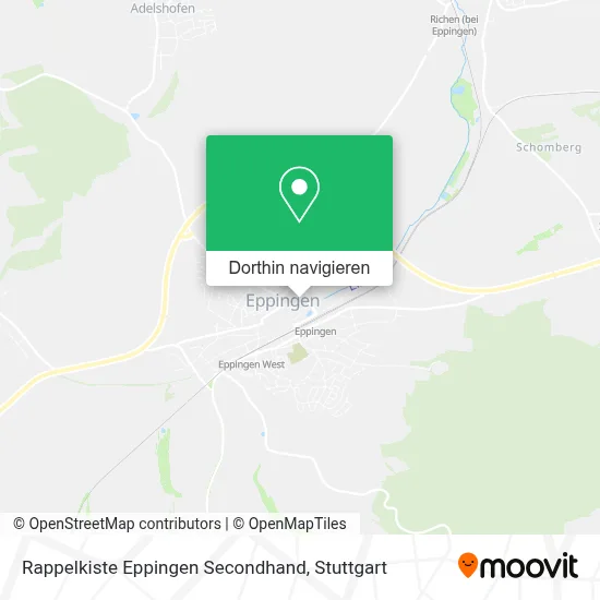 Rappelkiste Eppingen Secondhand Karte