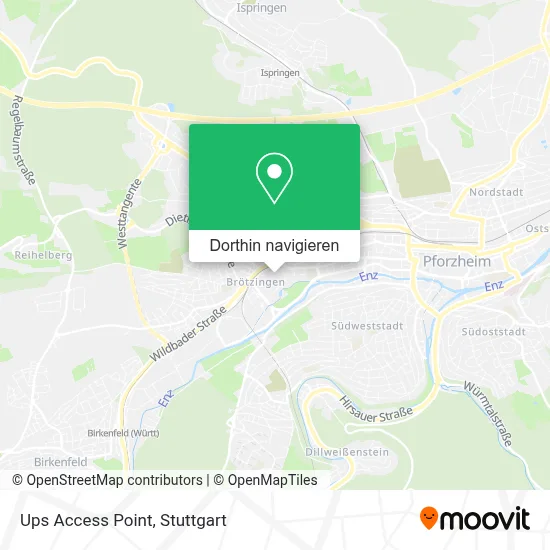 Ups Access Point Karte