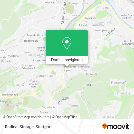 Radical Storage Karte