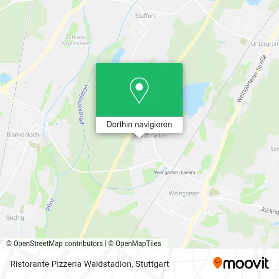 Ristorante Pizzeria Waldstadion Karte