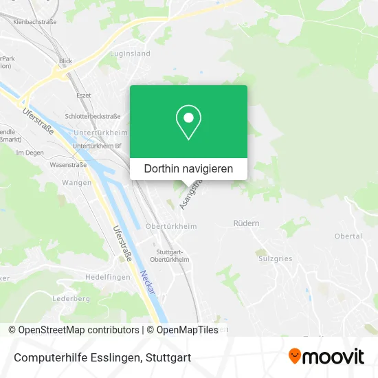 Computerhilfe Esslingen Karte