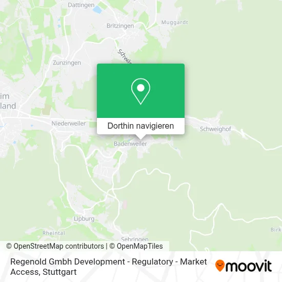 Regenold Gmbh Development - Regulatory - Market Access Karte