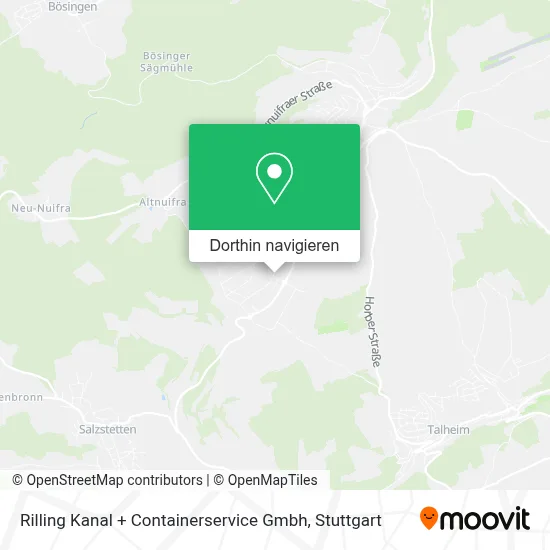 Rilling Kanal + Containerservice Gmbh Karte