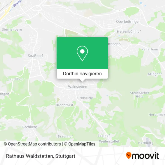 Rathaus Waldstetten Karte
