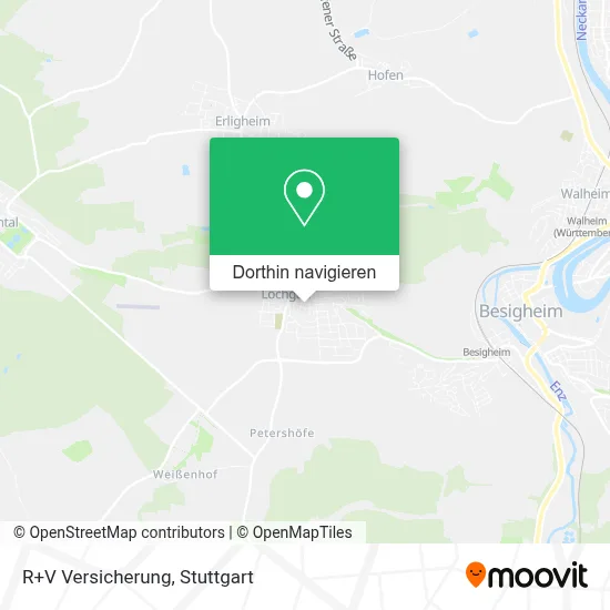 R+V Versicherung Karte