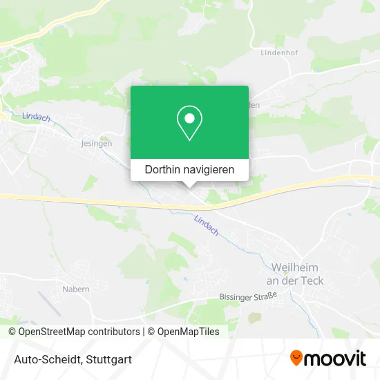 Auto-Scheidt Karte