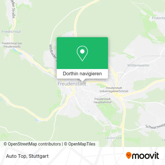 Auto Top Karte