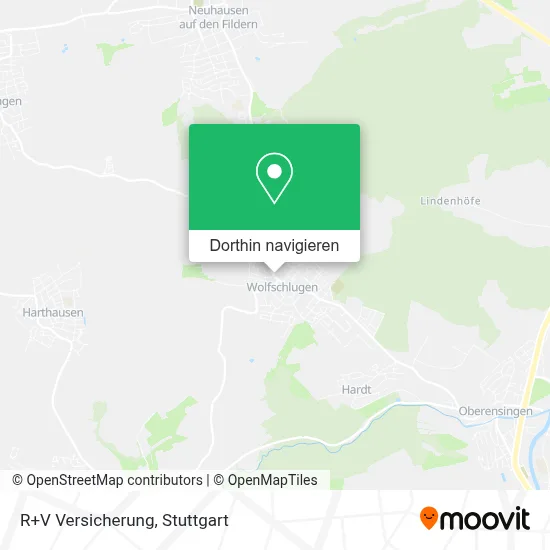 R+V Versicherung Karte